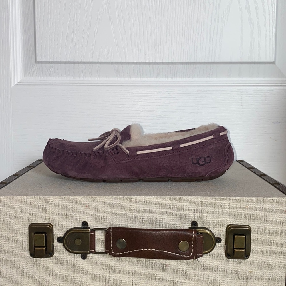 Maroon Ugg slip on